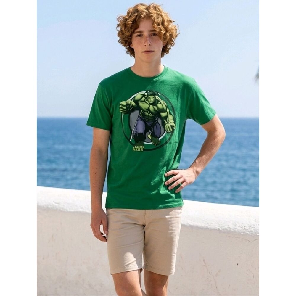 Marvel Incredible Hulk Youth Boy 2X/18 SuperHero Tshirt Short Sleeve Graphic Tee